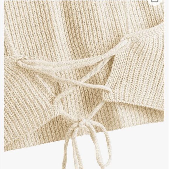 Knit tie back top size small NWOT (NEVER WORN) - Picture 3 of 3